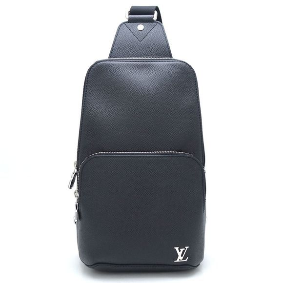 LOUIS VUITTON Louis Vuitton Taiga Avenue Sling Bag M30443 Body Noir 351530 - Picture 9 of 9